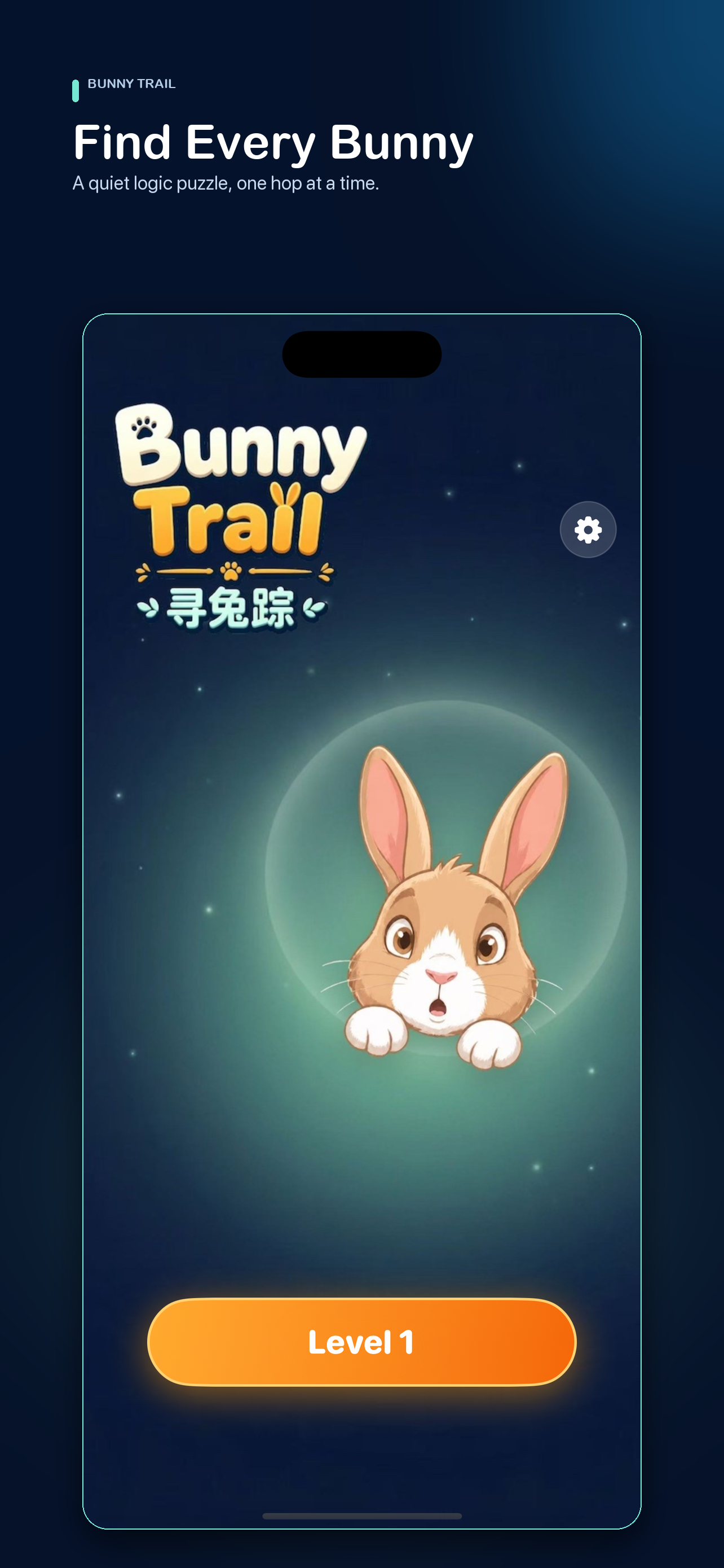 Finding bunnies in a colorful puzzle